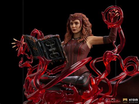 Scarlet Witch Explore to Darkhold with Iron Studios WandaVision Statue