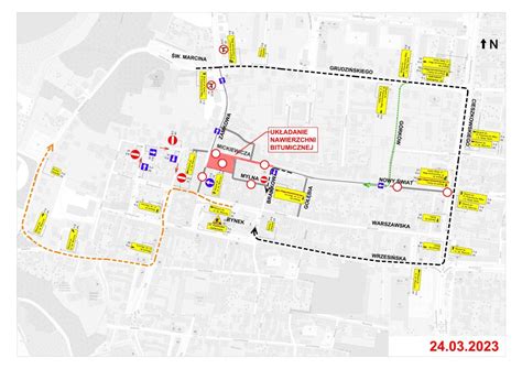 Tymczasowa organizacja ruchu w centrum Swarzędza 24 i 27 marca