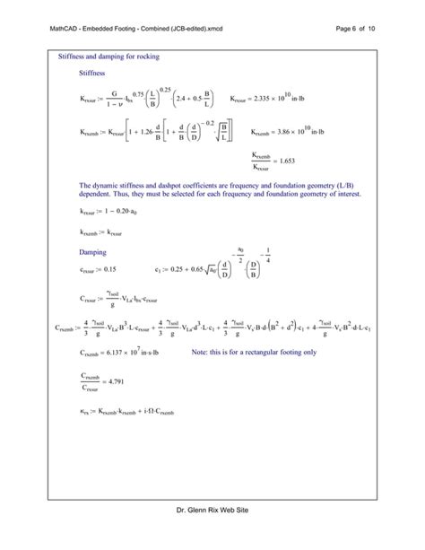 Math Cad Embedded Footing Combined Jcb Edited Pdf