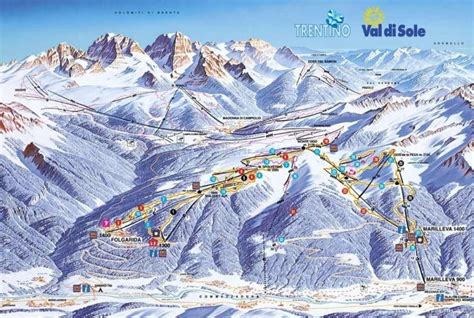 Val Di Sole Trail Map | Liftopia