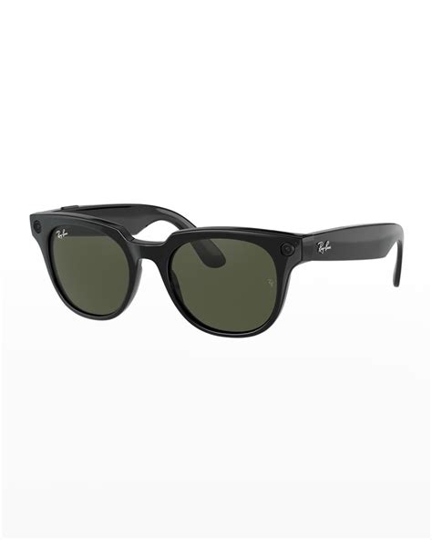 Ray Ban Mens Stories Meteor Smart Sunglasses Neiman Marcus