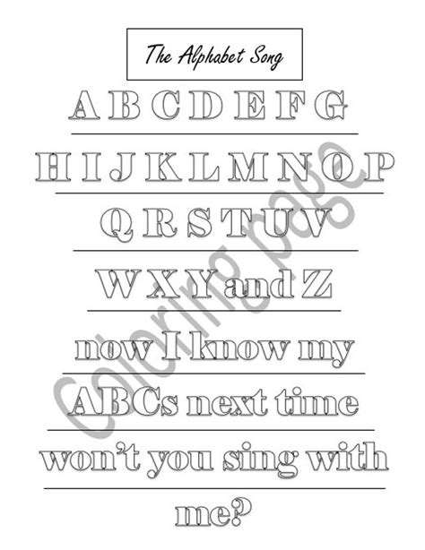 ABC Song in English and Spanish - Etsy