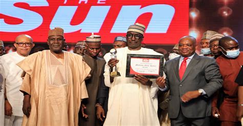 Consumerconnect Kyari Nnpc Gmd Receives The Sun Man Of The Year Award