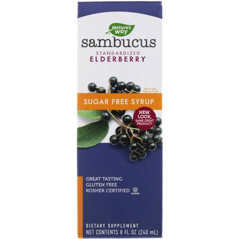 Nature S Way Sambucus Standardized Elderberry Sugar Free 1Source