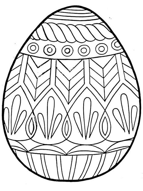 Coloring Pages Of Easter Eggs