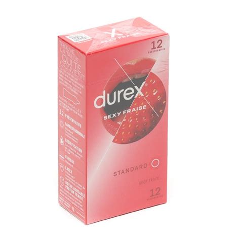 Durex Préservatifs Sexy Fraise Plaisir et protection