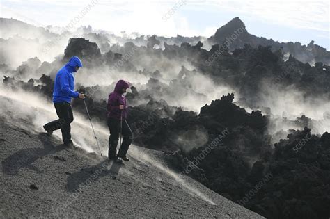 Eyjafjallajokull lava flow, April 2010 - Stock Image - C005/4371 ...