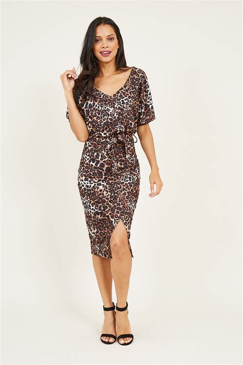 Leopard Printed Bodycon Dress