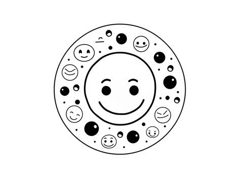 Coloring Page Of Happy Faces Coloring Page