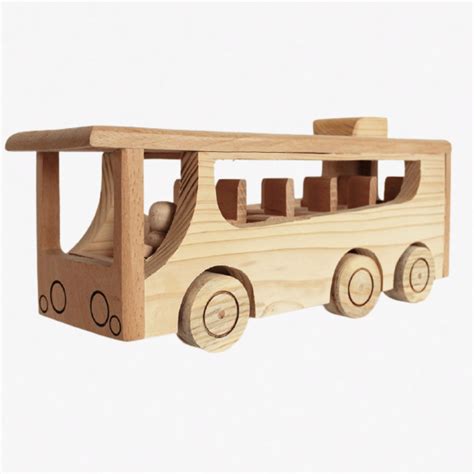 Bus Toy Wooden Bus Toy Bus Toy Wooden Toys Natural Toys Etsy