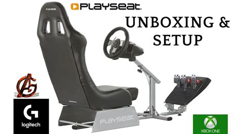 Unboxing And Setup Playseat Evolution Alcantara Logitech G Youtube