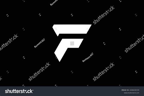 Initial Letter F Logo Design Template Royalty Free Stock Vector