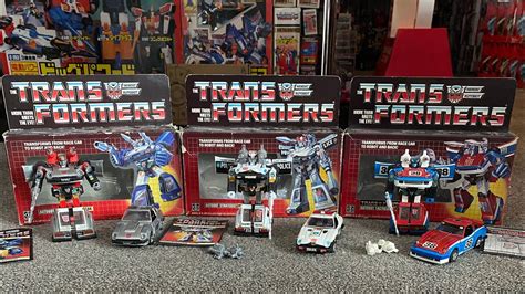 Transformers Generation One Complete Bluestreak Prowl And Smokescreen G1 Collection Mib