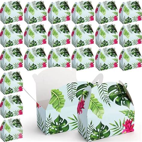 Amazon Filltouch Pcs Luau Tropical Party Favor Boxes Hawaiian