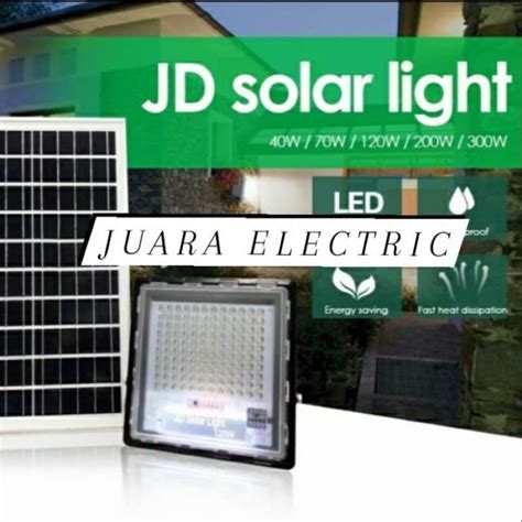 Promo LAMPU SOROT SOLAR CELL LAMPU SOROT TENAGA SURYA 300 WATT LED