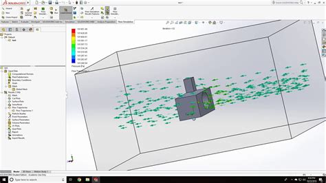 Solid Works Flow Simulation Example Youtube