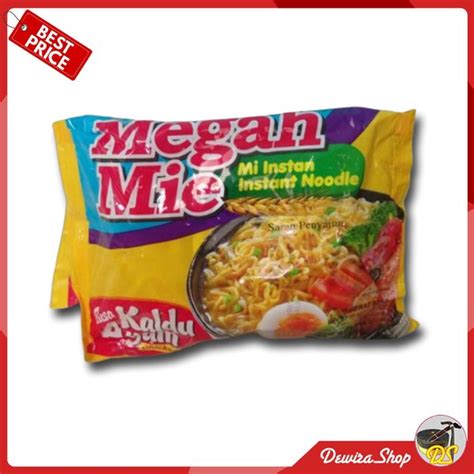 Jual Megah Mie Rasa Kaldu Ayam Mi Instan Instant Noodles Chicken