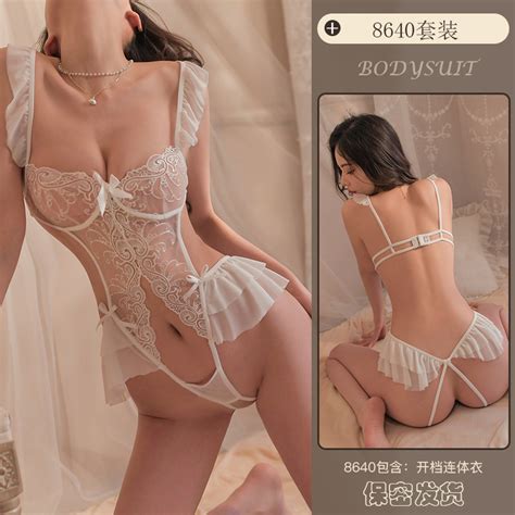 Bebinca Variety Of Sexy Lingerie Open Crotch Free Jumpsuit Sexy