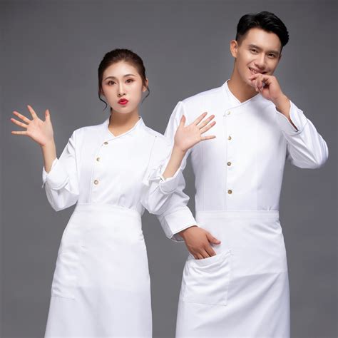 Irder Autumn Fried Chicken Shop Staff Workwear Uniform Chef Jacket