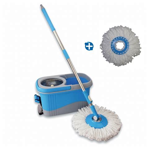 TURBO MOP PRO mop and bucket with power spinner for easy cleaning ...