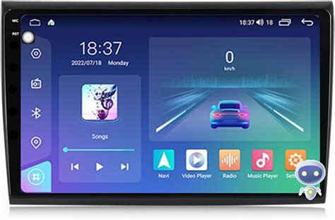 Double Din 9 Android 12 Car Radio Stereo Carplay Android Auto Qled2k