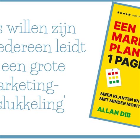 EEN MARKETINGPLAN VAN 1 PAGINA Blog Proistamenos