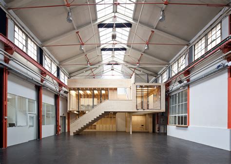 Stereo Architektur Builds Wooden Installation In Basel Factory