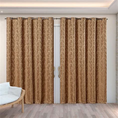 Cortina Sala Tecido Jacquard Avela Semi Blackout 4 00X2 50 em Promoção