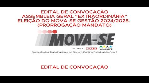 Edital De ConvocaÇÃo Assembleia Geral “extraordinÁria” EleiÇÃo Do