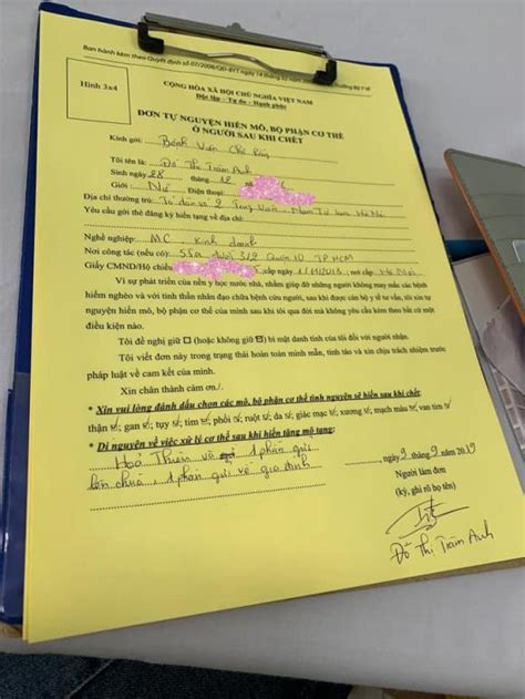 Hot girl Trâm Anh hé lộ di nguyện lúc qua đời và việc xử lý cơ thể ra sao sau khi hiến tạng