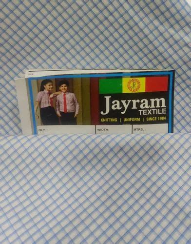 Check Navodaya Vidyalaya School Uniform Fabric at Rs 38/meter in Surat