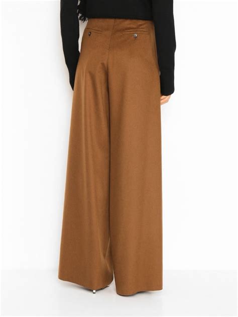 Max Mara коричневые брюки из шерсти широкого кроя (708195). Цена: 110 ...