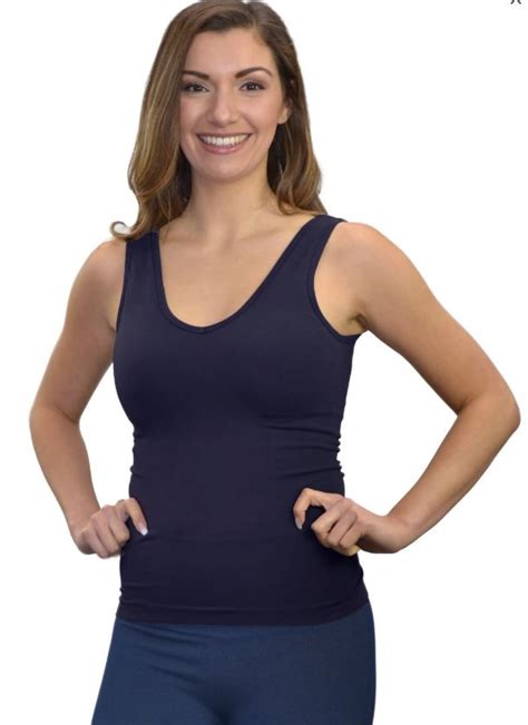 Elietian Reversible Built In Bra Tank My Wooden Hanger