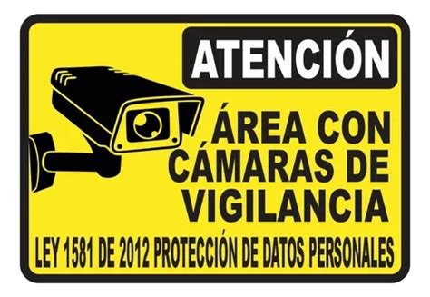 Señalización Aviso Metálico Atención Cámara Seguridad 20x15 Cuotas