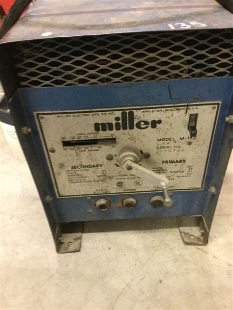 Vintage Miller M 180 Arc Stick Welder Ebay