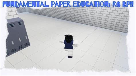 Educaci N De Papel Fundamental R Rp Gran Actualizaci N Roblox