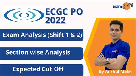 Ecgc Po Exam Analysis Shift Shift Expected Cut Off By