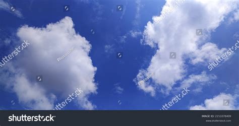 Blue Sky Cloud Background Hd Wallpaper Stock Photo 2151078409 ...