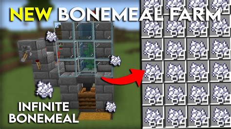 New Simple Automatic Bone Meal Farm Tutorial In Minecraft Bedrock