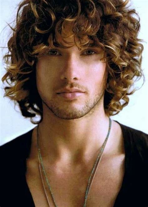 Beautiful Brown Guys Curly Hair Men Mens Curly Hairstyles Mens