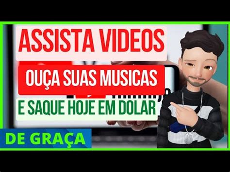 DINHEIROHOJE aplicativo de ouvir músicas e assistir vídeos pagando em