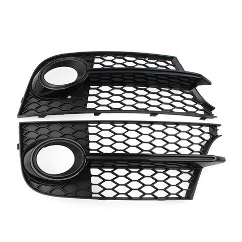 Front Bumper Honeycomb Mesh Fog Light Grille For Audi Tt Mk S Line Tts