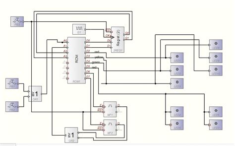 Traffic Light Circuit Design Using Logic Gates