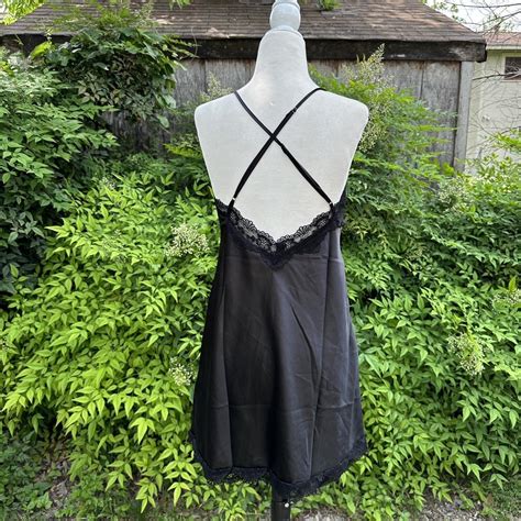 Black Lingerie Dress Fits Like A S M Pit To Depop