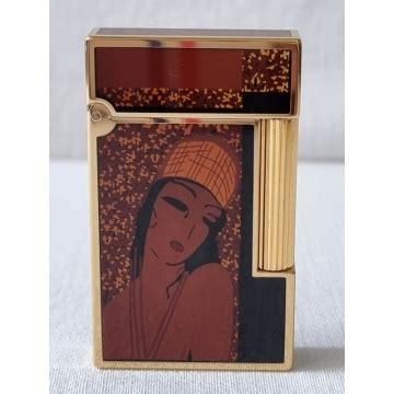 ST Dupont Ligne 2 Art Women Chinese Lacquer and Gold Bật Lửa Hàng