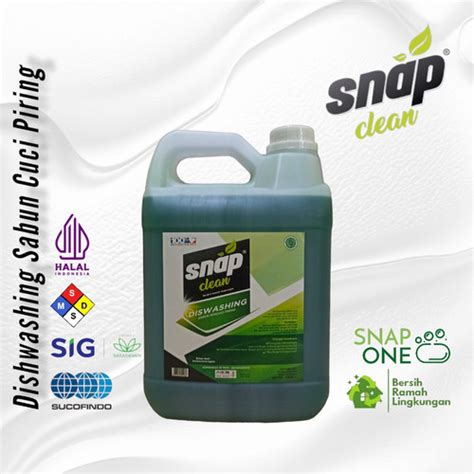 Jual Sabun Cuci Piring Liter Snap Clean Ramah Lingkungan Kota