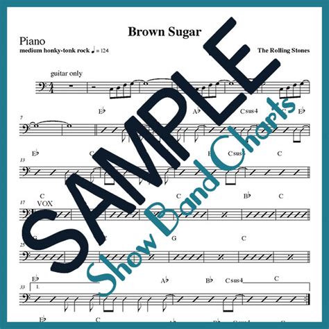 Brown Sugar The Rolling Stones Show Band Charts