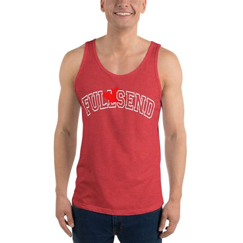 Full Send Merch T-Shirt Unisex Tank Top | Unisex tank tops, Tank, Tank tops