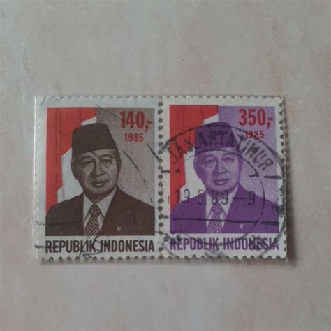 Jual Perangko Indonesia Presiden Soeharto Tahun Set Lengkap Pcs