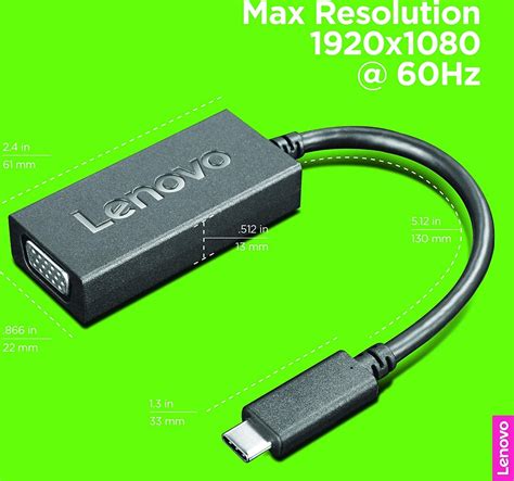 Lenovo Usb C To Vga Adapter Buy Best Price In Kuwait Al Ahmadi Hawalli Al Farwaniyah